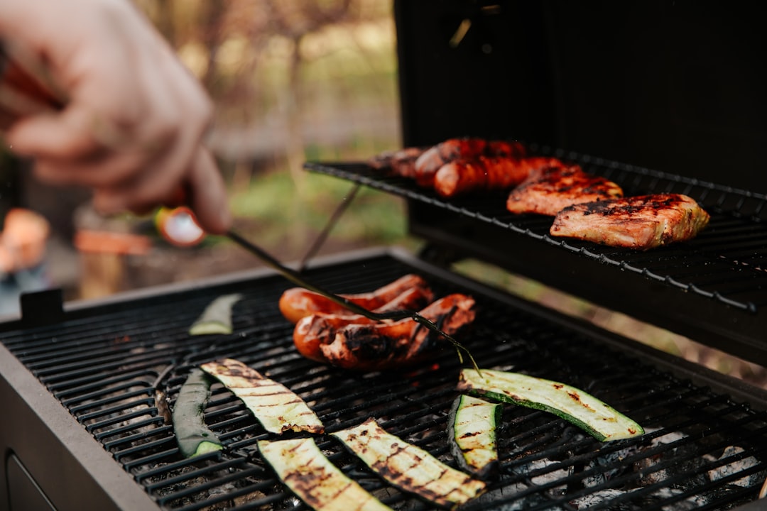 Photo Grilled zucchini